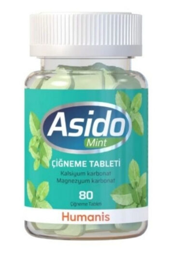 Asido Mint Takviye Edici Gıda 80 Tablet takviye gıda orjinal urun mineral vitamin