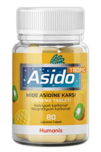 Asido Tropic Takviye Edici Gıda 80 Tablet