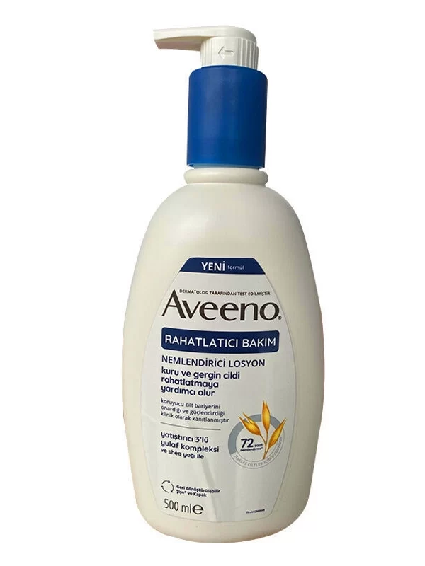 Aveeno Nemlendirici Losyon 500 ml besleyici kuru hassas cilt bitkisel