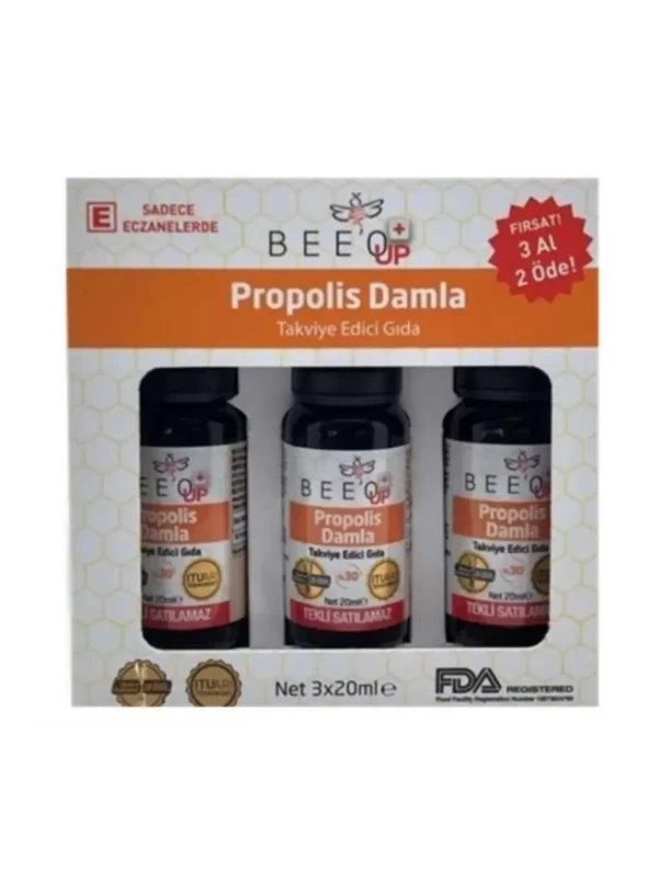 Beeo Up %30 Propolis Damla 3 AL 2 Öde