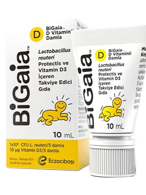 Bigaia Probiyotik ve D Vitaminli Damla 10 ml takviye vitamin probiyotik