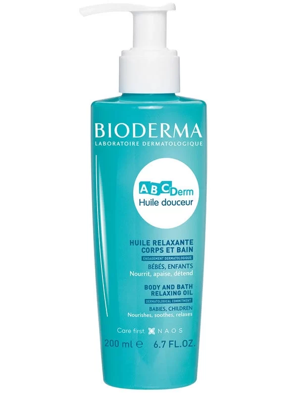 Bioderma ABCderm Bebek ve Çocuklar İçin Masaj Yağı 200 ml bebek cocuk masaj yagı bakim cilt anne