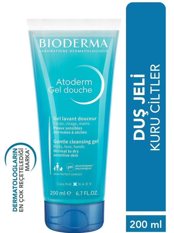 Bioderma Atoderm Gentle Shower Gel 200 ml hassas kuru cilt duş jeli