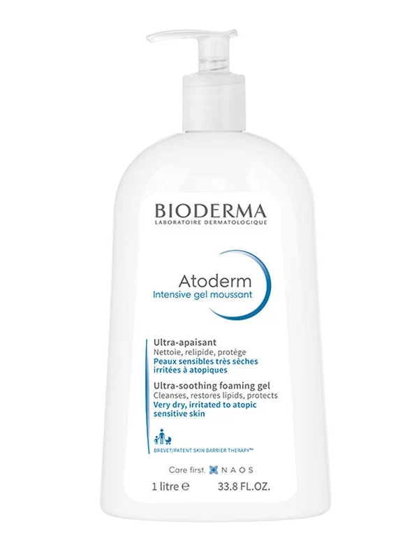 Bioderma Atoderm Intensive Foaming Temizleyici Jel 1 lt hassas kuru cilt temizleyici duş jel