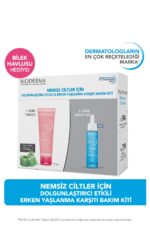 Bioderma Dolgunlaştırıcı Etkili ve Yaşlanma Karşıtı Bakım Kiti - Bilek Havlusu Hediye yuz cilt bakim set orjinal urun