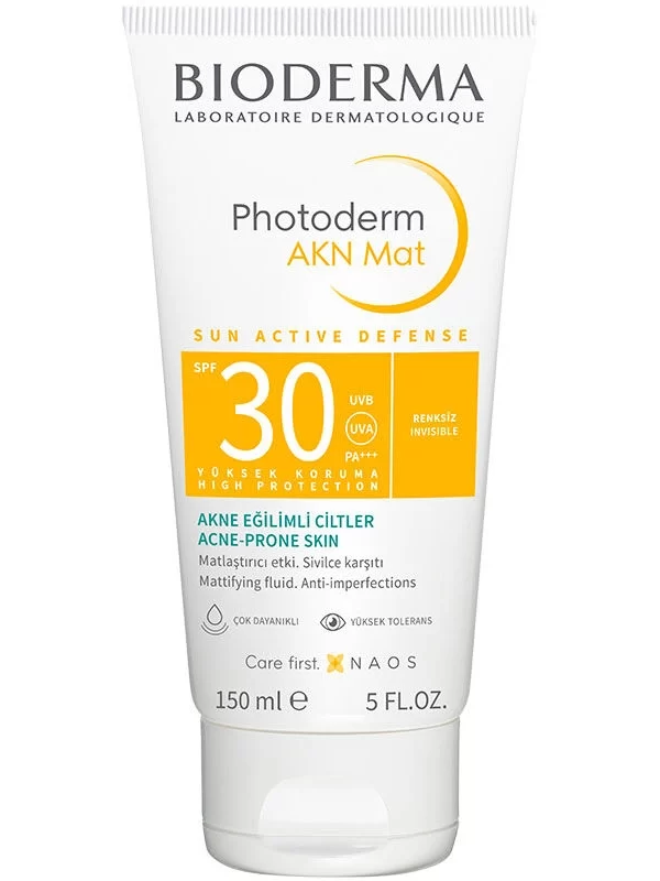 Bioderma Photoderm AKN Mat Spf30+ Güneş Koruyucu Krem 150 ml