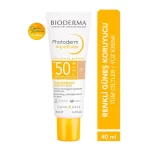 Bioderma Photoderm Aquafluide Spf 50+ Light 40 ml renkli gunes koruyucu krem yuz