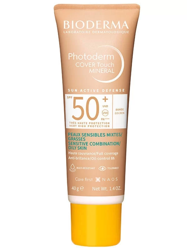 Bioderma Photoderm Cover Touch Mineral Very Light Spf 50+ Renkli Güneş Kremi 40 gr