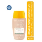 Bioderma Photoderm Nude Touch SPF 50+ Krem 40 ml karma yagli cilt renli yuz kremi