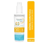 Bioderma Photoderm Pediatrics Spray Spf 50+ 200 ml cocuk bebek gunes koruyucu krem sprey