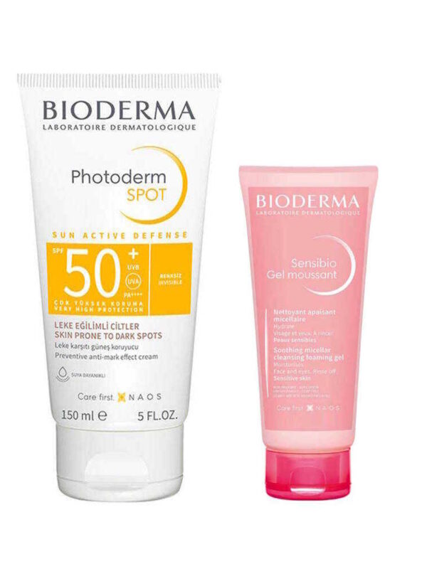 Bioderma Photoderm Spot Spf 50+150 ml + Sensibio Foaming Gel 45 ml Hediye