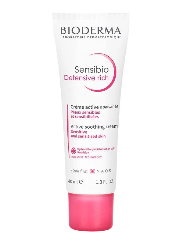 Bioderma Sensibio Defensive Rich Krem 40 ml hassas kuru cilt nemlendirici krem