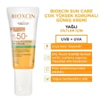 Bioxcin Sun Care Yağlı Ciltler İçin Güneş Kremi Spf 50+ 50 ml yuz yagli gunes kouruyucu