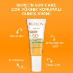 Bioxcin Sun Care Yağlı Ciltler İçin Güneş Kremi Spf 50+ 50 ml yuz yagli gunes kouruyucu