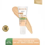 Bioxcin Sun Care Yağlı Ciltler için Güneş Kremi SPF 50+ 50 ml - Renkli yuz gunes koruyucu renkli