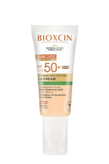 Bioxcin Sun Care Yağlı Ciltler için Güneş Kremi SPF 50+ 50 ml - Renkli yuz gunes koruyucu renkli