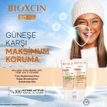 Bioxcin Sun Care Yağlı Ciltler için Güneş Kremi SPF 50+ 50 ml - Renkli yuz gunes koruyucu renkli