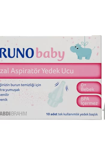 Bruno Baby Nazal Aspiratör Yedek Ucu 10 Adet