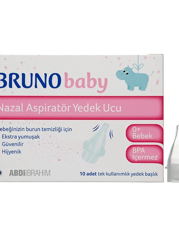 Bruno Baby Nazal Aspiratör Yedek Ucu 10 Adet