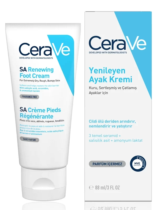 CeraVe Yenileyici Ayak Kremi 88 ml cilt vucut bakim guzellik orjinal urun