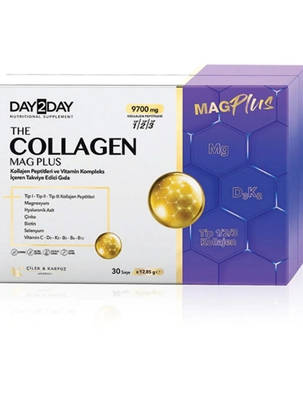 Day2Day The Collagen Mag Plus 30 Saşe Çilek Karpuz Aromalı