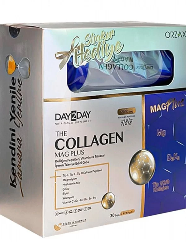 Day2Day The Collagen Mag Plus 30 Saşe Shaker HEDİYE