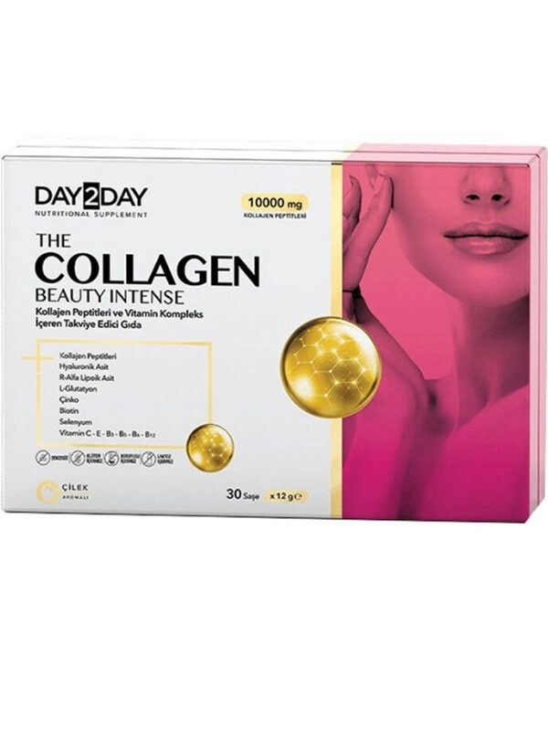 Day2day The Collagen Beauty Intense Çilek Aromalı 12 GR X 30 Saşe