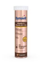 Dynavit Vitamin C + Vitamin D3 + Çinko Efervesan 20 Tablet