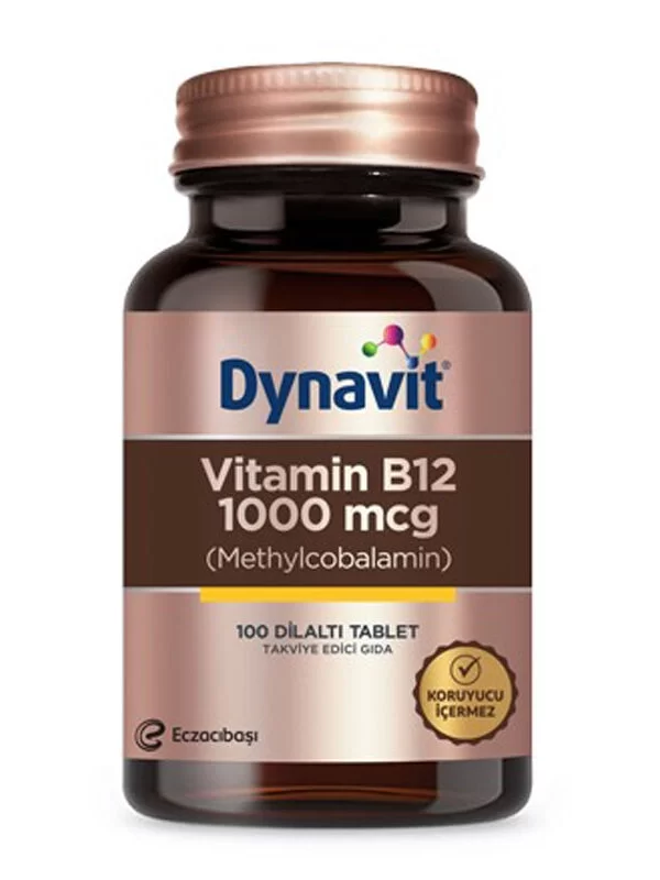 Eczacıbaşı Dynavit Vitamin B12 1000 Mcg 100 Dilaltı Tablet