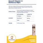 Eczacıbaşı Dynavit Vitamin C + Sambucus Nigra 20 Efervesan Tablet dynavit sambucus vitamin multivitamin takviye