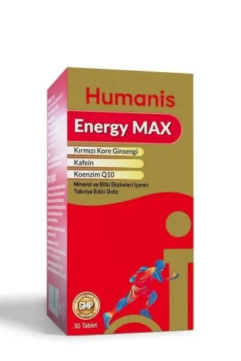 Humanis Energy Max Mineral ve Bitkisel 30 Tablet