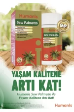 Humanis Saw Palmetto 60 Tablet takviye vitamin bitkisel orjinal urun