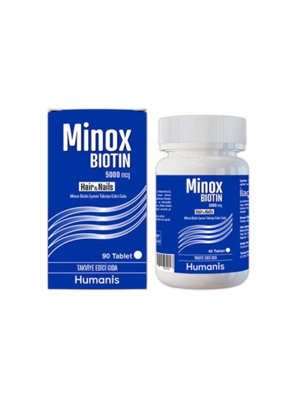 Minox Biotin 5000 mcg 90 Tablet