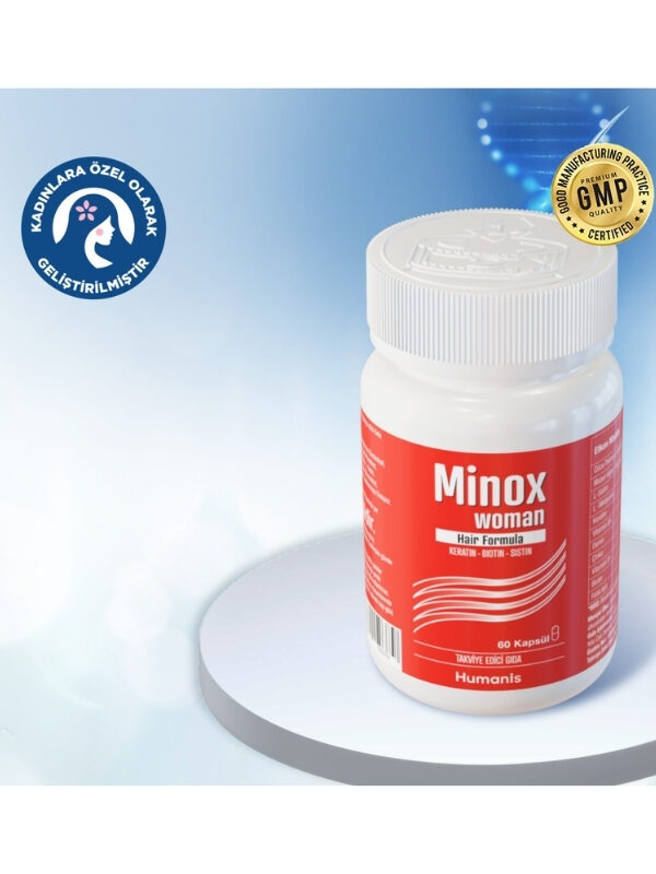 Minox Women Hair Formula 60 Kapsül kadin sac takviye gıda vitamin