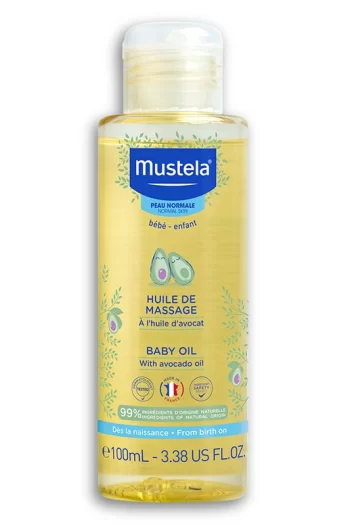 Mustela Bebek Bakım Masaj Yağı 100 ml anne bebek yumusatici yag