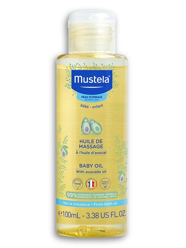 Mustela Bebek Bakım Masaj Yağı 100 ml anne bebek yumusatici yag