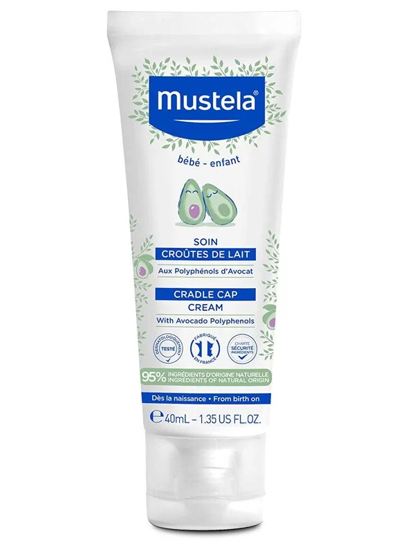 Mustela Cradle Cap Saç Pullanmalarına Karşı Bakım Kremi 40 ml anne bebek sac krem yenidogan