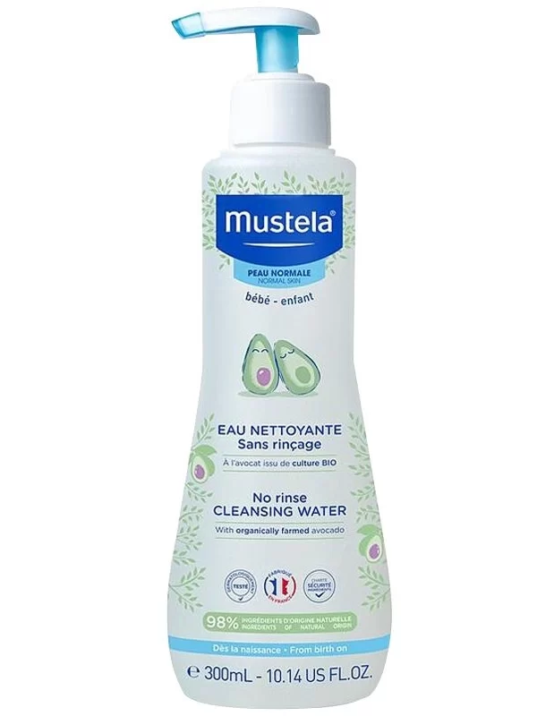 Mustela Physiobebe Durulama Gerektirmeyen Temizleyici Sıvı 300ml anne bebek temizleyici su