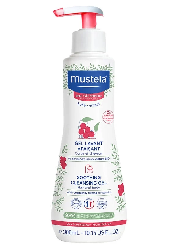 Mustela Soothing Çok Hassas Ciltler İçin Bebek Şampuanı 300 ml