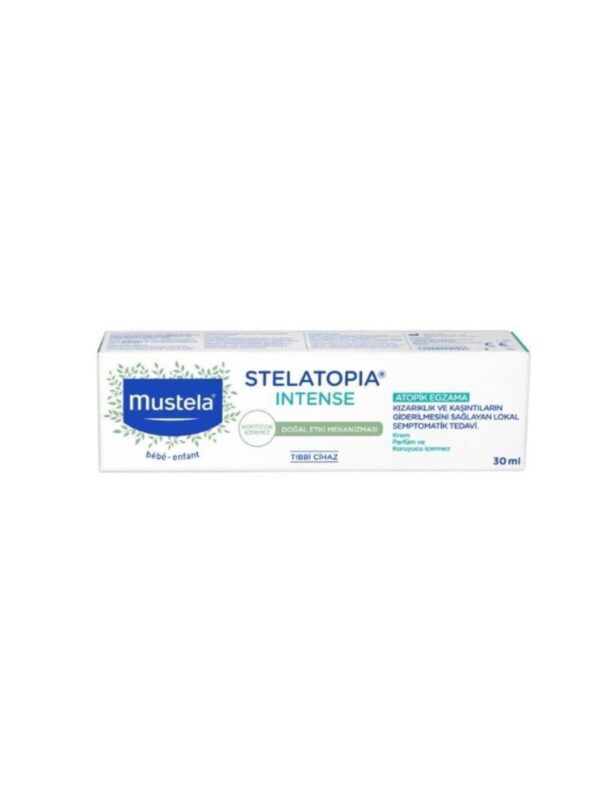 Mustela Stelatopia Intense 30 ml kizariklik kasinti azaltan bebek cocuk krem