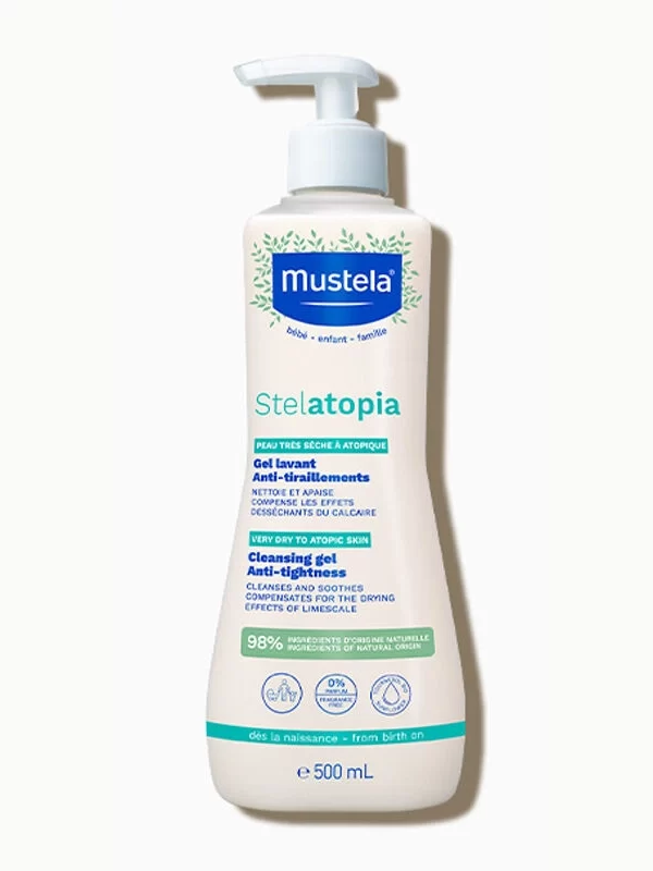 Mustela Stelatopia Temizleyici Jel 500 ml anne bebek temizleyici