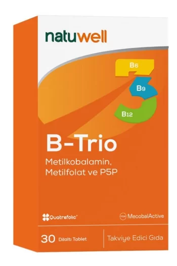 Natuwell B-Trio Dilaltı Tablet 30 Adet