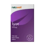 Natuwell İyot Damla 25 ml takviye vitamin multivitamin orjinal urun