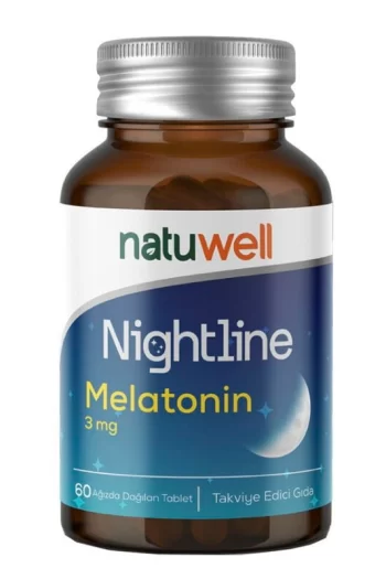 Natuwell Nightline Melatonin 3 mg Ağızda Dağılan 60 Tablet