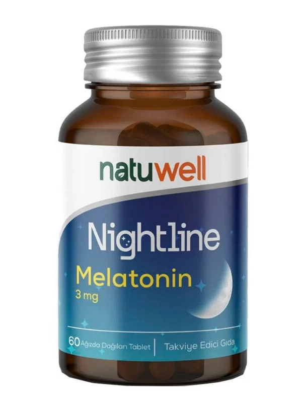 Natuwell Nightline Melatonin 3 mg Ağızda Dağılan 60 Tablet