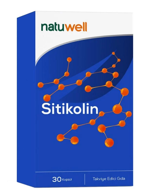 Natuwell Sitikolin Takviye Edici Gıda 30 Kapsül vitamin mineral takviye orjinal urun