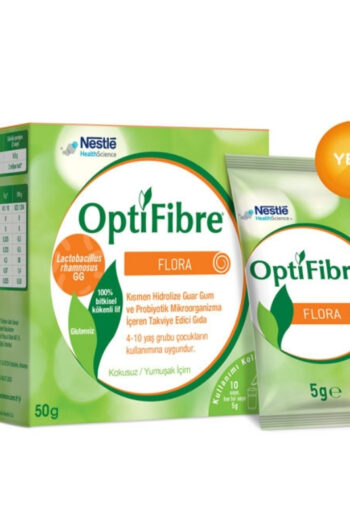 Nestle Optifibre Flora Lif Kaynağı 5 gr x 10 Saşe probiyotik prebiyotik mineral takviye