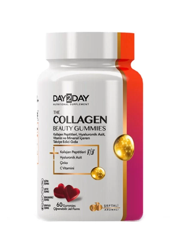 Orzax Day2Day The Collagen Beauty Gummies Çiğnenebilir 60 Tablet