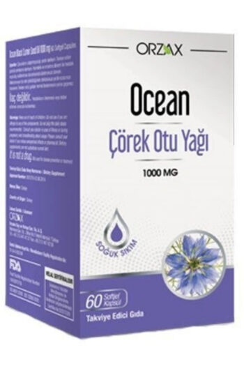 Orzax Ocean Çörek Otu Yağı 60 Kapsül takviye gida vitamin mineral saglik