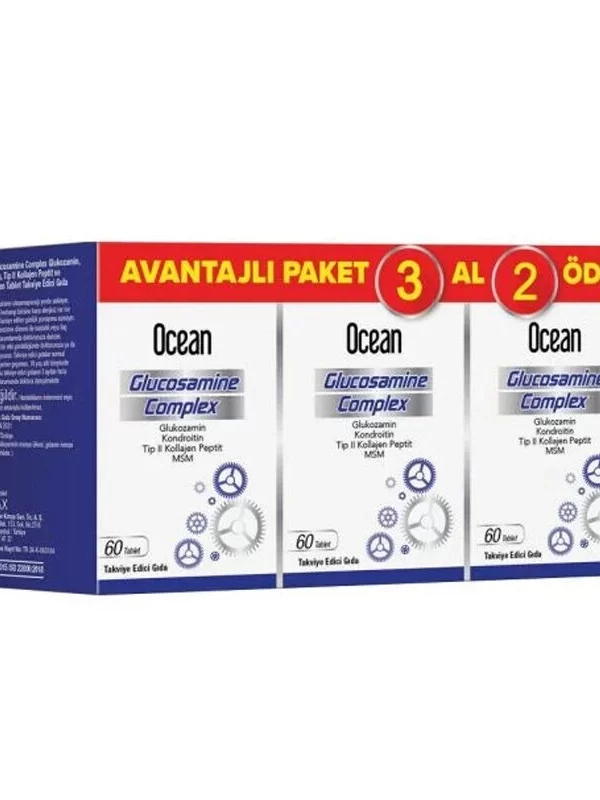 Orzax Ocean Glukozamin Kompleks Avantajlı Paket 3 AL 2 ÖDE